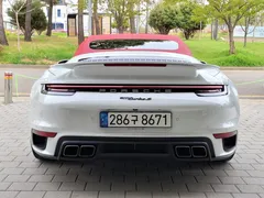 2021 Porsche 911 Turbo S Cabriolet, белый — фото 4