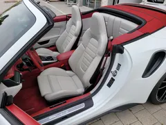 2021 Porsche 911 Turbo S Cabriolet, белый — фото 9