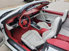 2021 Porsche 911 Turbo S Cabriolet, белый — фото 13