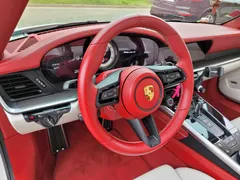2021 Porsche 911 Turbo S Cabriolet, белый — фото 14