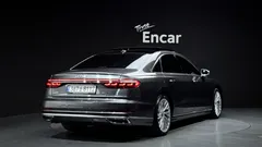 2021 Audi A8 55 TFSI Quattro LWB, серый — фото 2