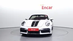 2021 Porsche 911 Turbo S Cabriolet, белый — фото 3