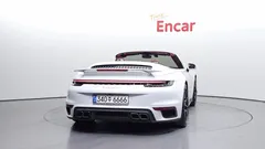 2021 Porsche 911 Turbo S Cabriolet, белый — фото 4