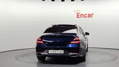 2021 Genesis G70 Gasoline 2.0T 4WD, синий — фото 4