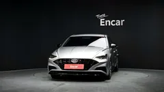 2022 Hyundai Sonata 1.6 Turbo, серо-серебристый — фото 3