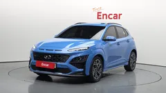 2022 Hyundai Kona Gasoline 1.6 Turbo 4WD, синий — фото 1