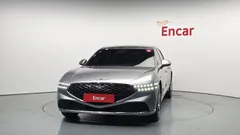 2023 Genesis G90 Gasoline 3.5 Turbo AWD, серо-серебристый — фото 3