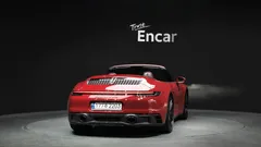 2022 Porsche 911 Carrera 4 GTS Cabriolet, красный — фото 4