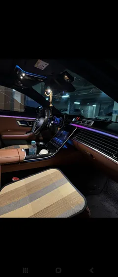 2022 Mercedes-Benz S-Class S580L 4MATIC, чёрный — фото 8