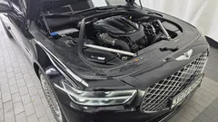 2021 Genesis G90 3.3 T AWD, чёрный — фото 6