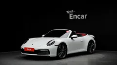 2021 Porsche 911 Carrera 4S Cabriolet, белый — фото 1