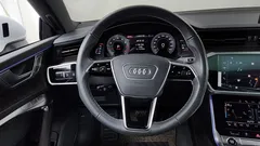 2021 Audi A7 55 TFSI Quattro Premium, белый — фото 17