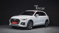 2021 Audi Q5 45 TFSI Quattro Premium, белый — фото 1