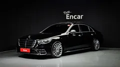 2022 Mercedes-Benz S-Class S500L 4MATIC, чёрный — фото 1