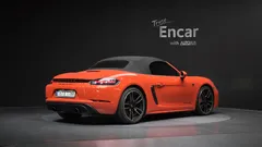 2021 Porsche 718 4.0 GTS, оранжевый — фото 2