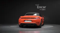 2021 Porsche 718 4.0 GTS, оранжевый — фото 4