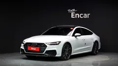 2021 Audi S7 3.0 TDI Quattro, белый — фото 1