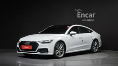 2021 Audi A7 50 TDI Quattrp Premium, белый — фото 1