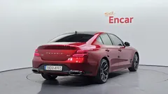 2021 Genesis G70 Gasoline 3.3T 4WD, красный — фото 2