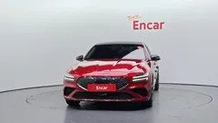 2021 Genesis G70 Gasoline 3.3T 4WD, красный — фото 3
