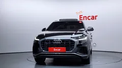 2021 Audi Q8 45 TDI Quattro Premium, чёрный — фото 3