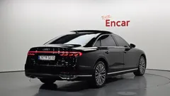 2021 Audi A8 60 TFSI Quattro LWB, чёрный — фото 2