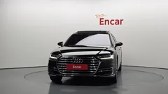 2021 Audi A8 60 TFSI Quattro LWB, чёрный — фото 3