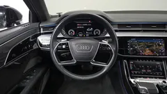 2021 Audi A8 60 TFSI Quattro LWB, чёрный — фото 13