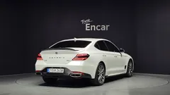 2022 Genesis G70 Gasoline 3.3T 2WD, белый — фото 2
