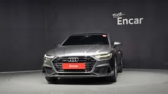 2021 Audi A7 55 TFSI Quattro Premium, серый — фото 3