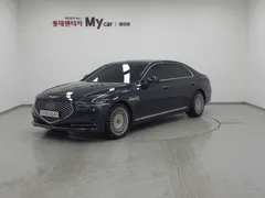 2021 Genesis G90 3.8 AWD, синий — фото 1