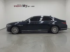 2021 Genesis G90 3.8 AWD, синий — фото 2