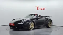 2022 Porsche 911 Turbo S Cabriolet, чёрный — фото 1