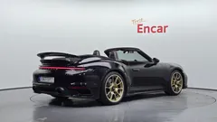 2022 Porsche 911 Turbo S Cabriolet, чёрный — фото 2