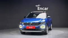 2022 Volkswagen T-Roc 2.0 TDI Premium, синий — фото 3