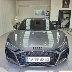 2021 Audi R8 5.2 V10 Performance Coupe, серый — фото 3