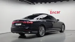 2023 Audi A8 55 TFSI Quattro Premium LWB, синий — фото 2