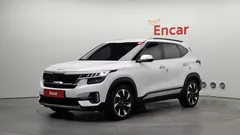 2023 Kia Seltos Gasoline 1.6 Turbo 2WD, белый — фото 1