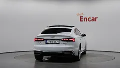 2021 Audi A5 40 TFSI Quattro Premium Sportback, белый — фото 4