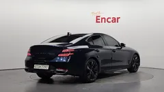 2022 Genesis G70 Gasoline 2.0T 2WD, синий — фото 2