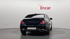 2022 Genesis G70 Gasoline 2.0T 2WD, синий — фото 4