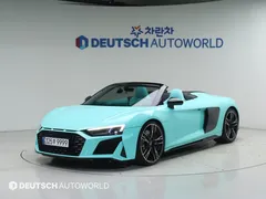 2021 Audi R8 5.2 V10 Performance Spyder, серо-серебристый — фото 11