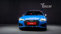2021 Audi S5 3.0 TFSI Quattro Sportback, синий — фото 3