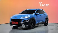 2021 Hyundai Kona Gasoline 1.6 Turbo 2WD, синий — фото 1