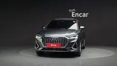 2023 Audi Q3 35 TDI Premium Sportback, серый — фото 3