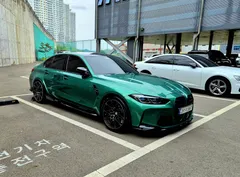 2021 BMW M3 M3 Sedan Competition, зелёный — фото 2