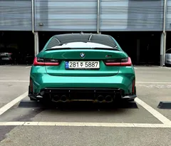 2021 BMW M3 M3 Sedan Competition, зелёный — фото 8