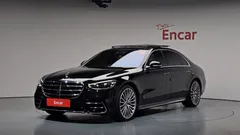 2023 Mercedes-Benz S-Class S500L 4MATIC, чёрный — фото 1