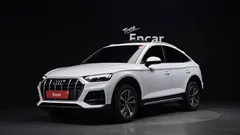2022 Audi Q5 40 TDI Quattro Sportback, белый — фото 1