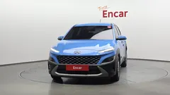 2021 Hyundai Kona Gasoline 1.6 Turbo 2WD, синий — фото 3